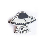 I Want To Believe Enamel Pin