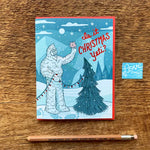 Christmas Yeti Card