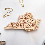 Virginia Dogwoods Wooden Maget