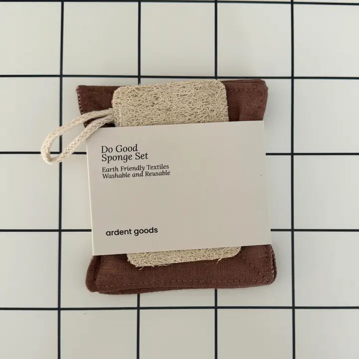 Linen Reusable Kitchen Sponge