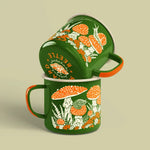 Toad & Mushroom Enamel Camp Mug