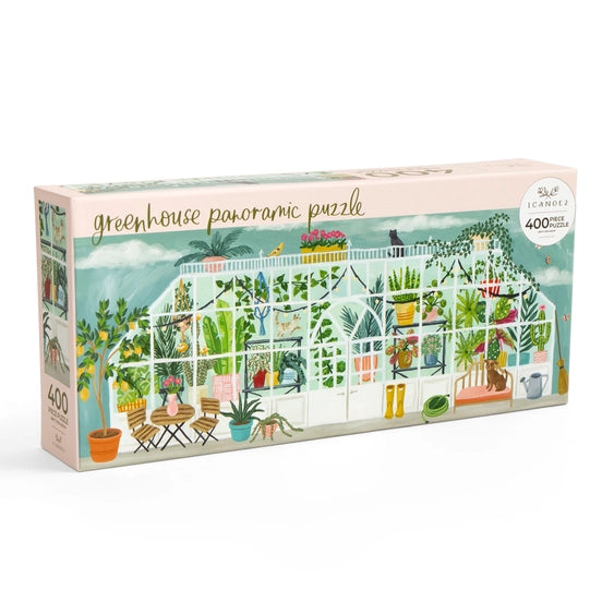 Greenhouse Panoramic - 400 piece jigsaw puzzle