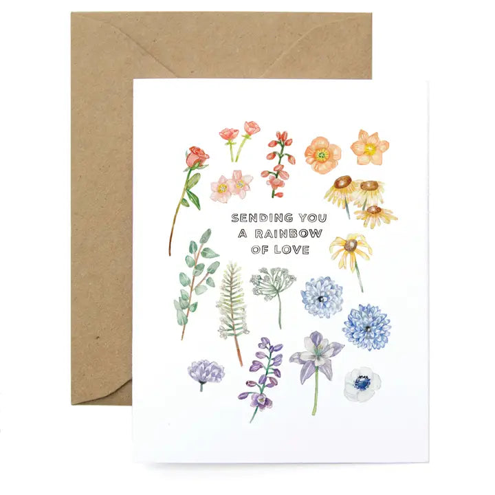 Rainbow Love Pride Greeting Card