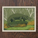 North American Icons - American Alligator Screenprint