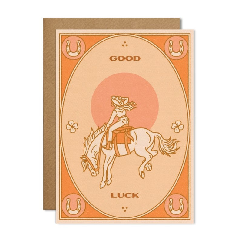 Good Luck card