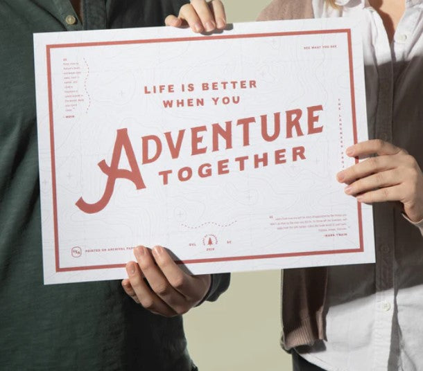 Adventure Together Print