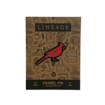 Cardinal Enamel Pin