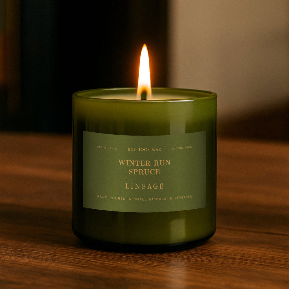 Winter Run Spruce Candle