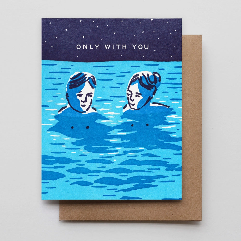 Night Swim Only With You Card