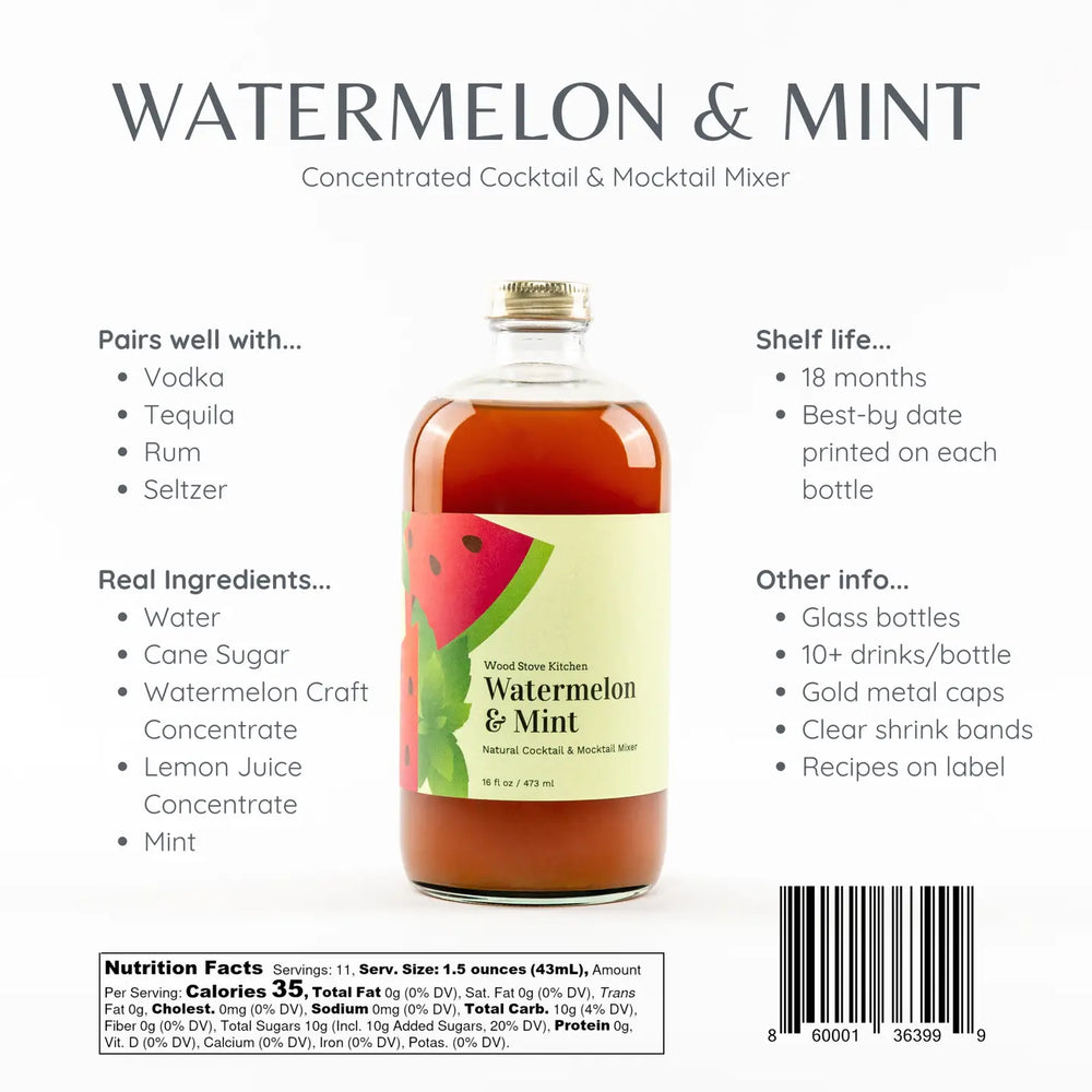 Watermelon & Mint Cocktail Mixer