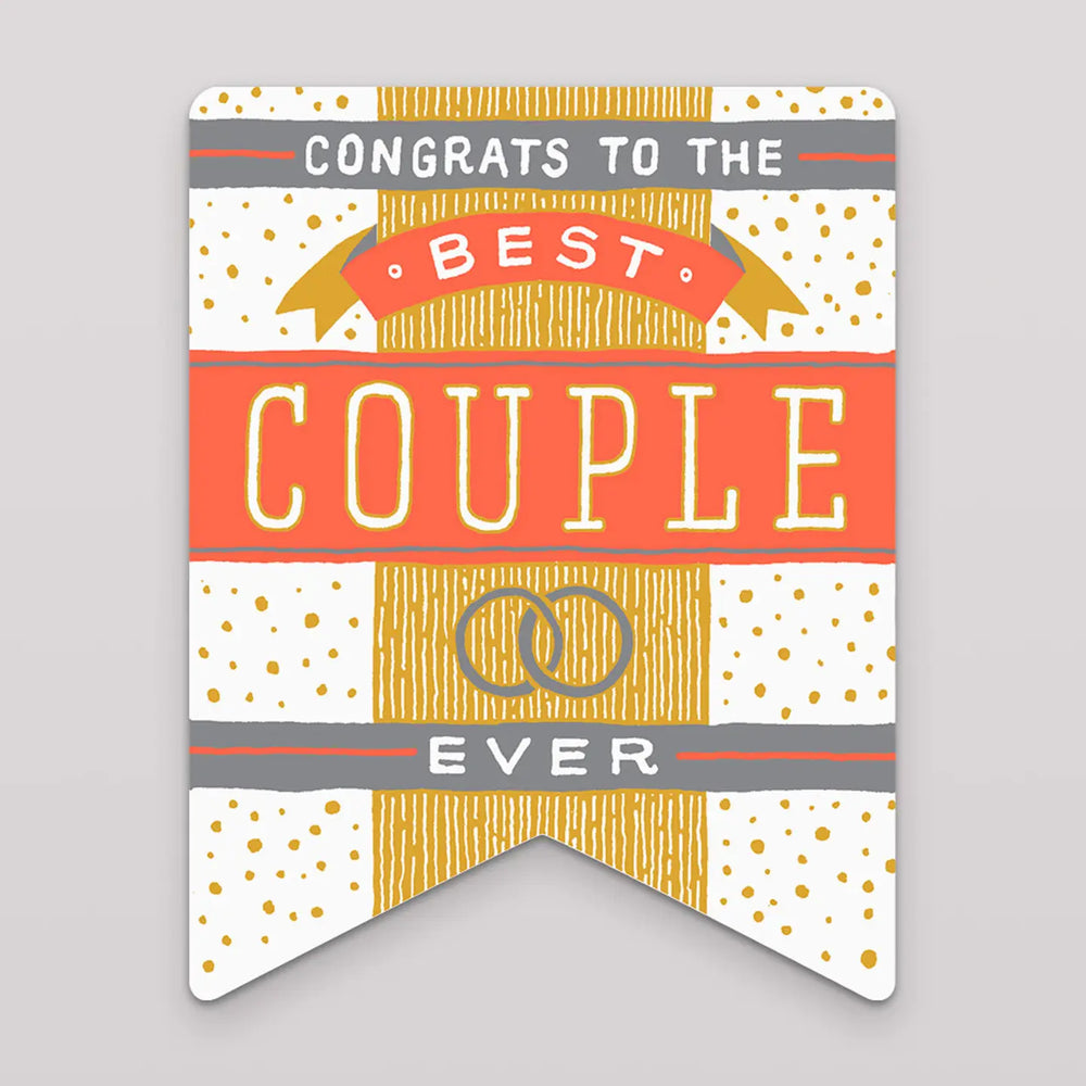 Best Couple Ever Banner Card