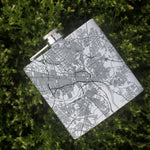 Richmond Va Map Hip Flask