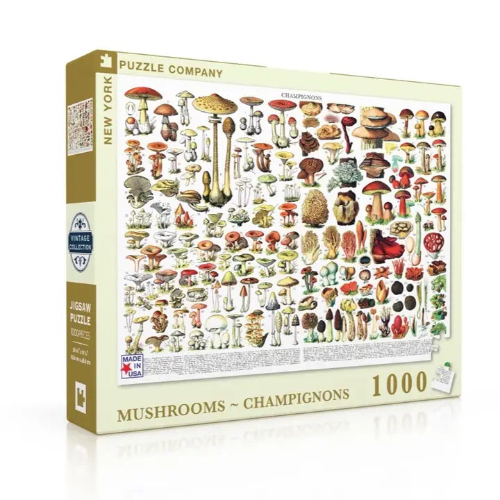 Mushrooms-Champignons Puzzle