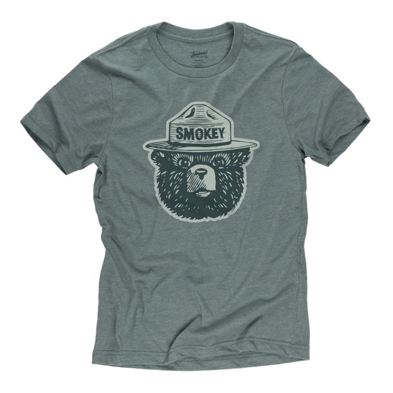 Smokey Bear Logo Tee - Manatee