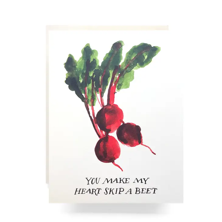 Skip A Beet Greeting Card