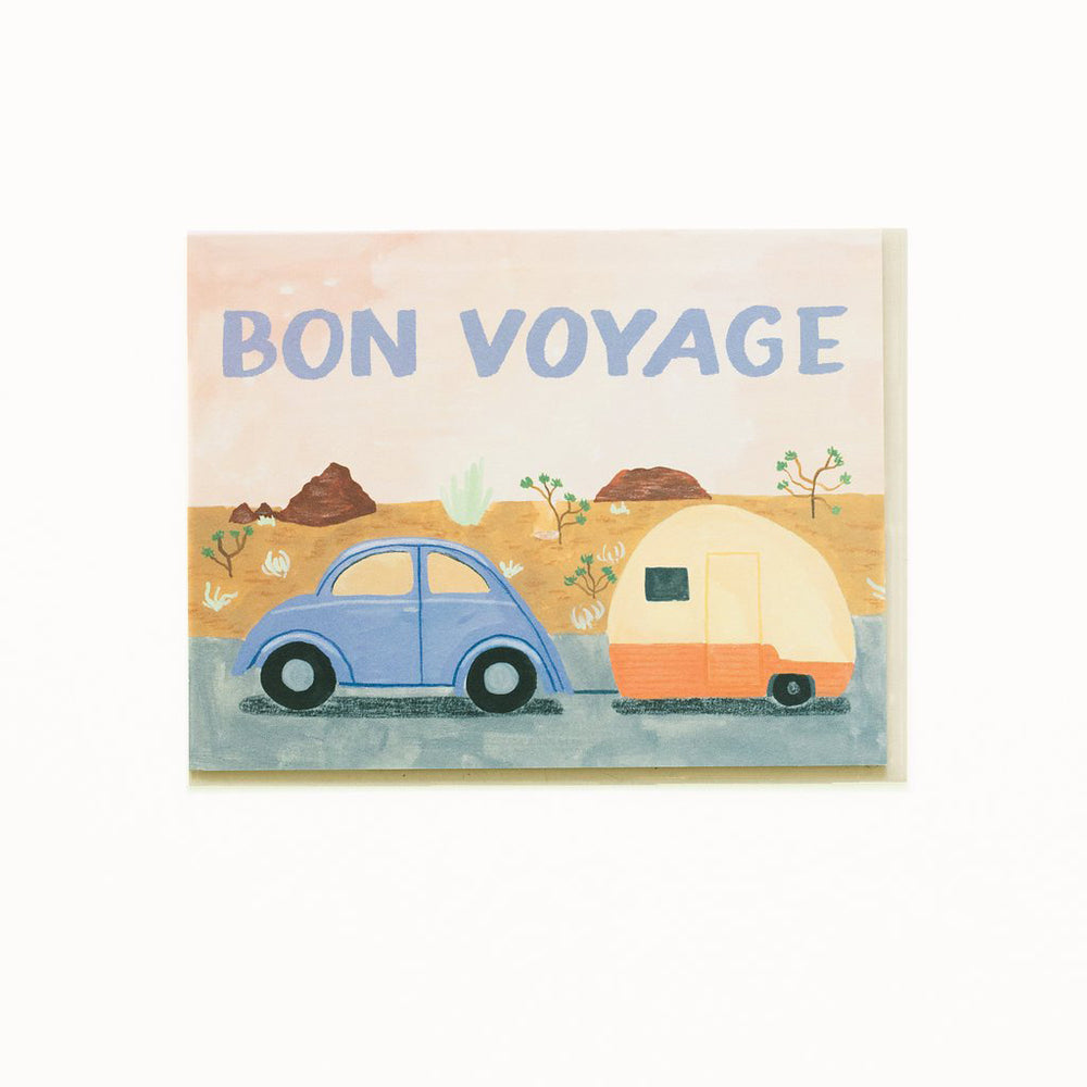 Bon Voyage Trailer Card