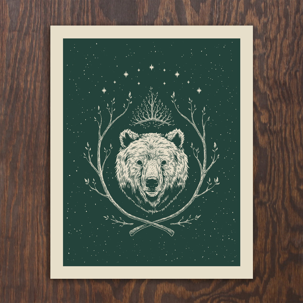 King Bear Screen Print