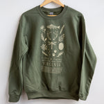 Virginia Flora & Fauna Sweatshirt - Army Green
