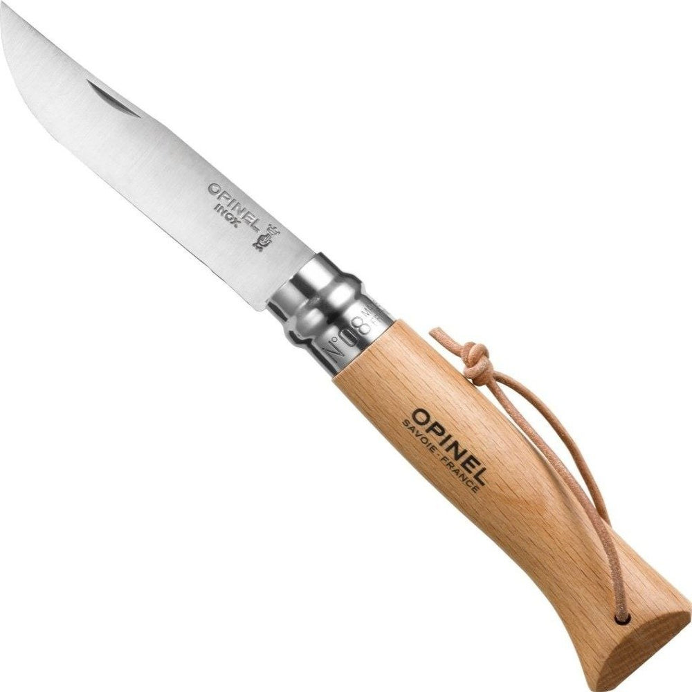 No. 8 Pocket Knife with Lanyard - Natural