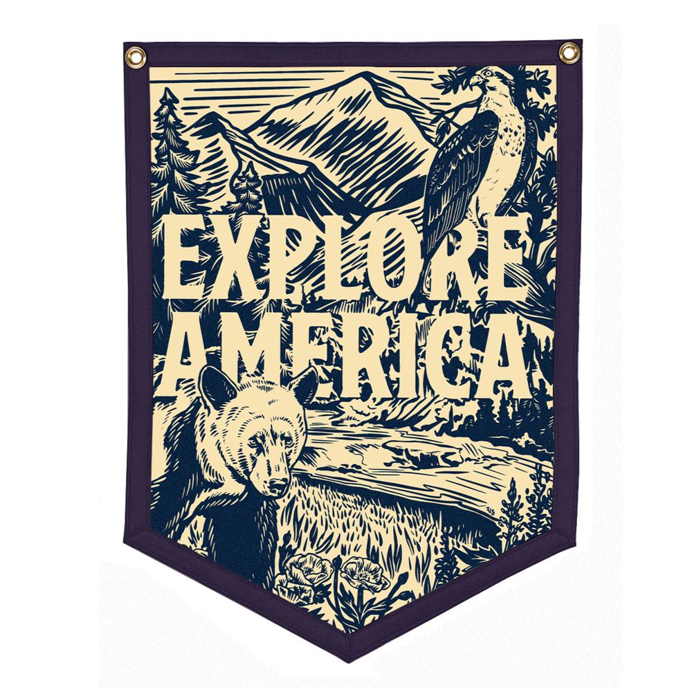 Explore America Flag
