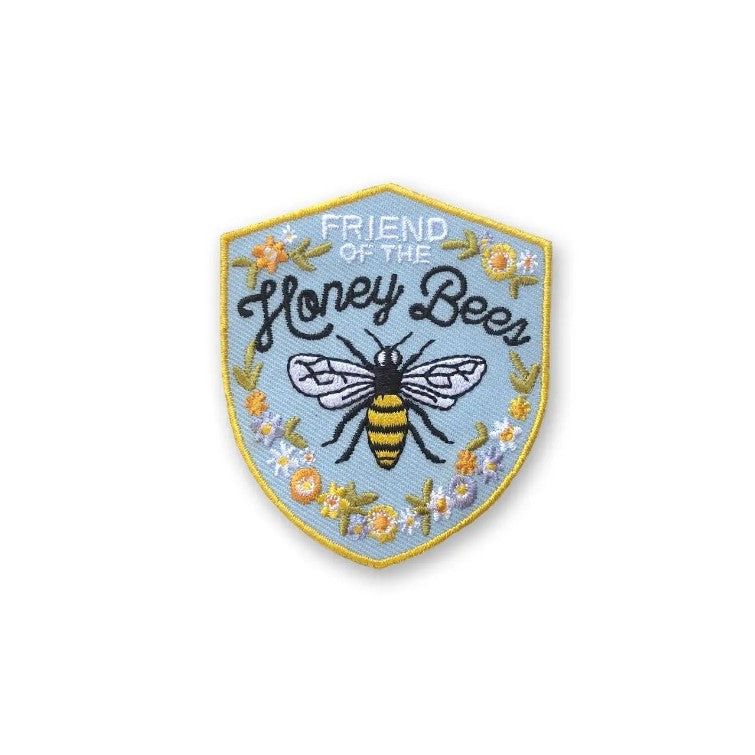 Honey Bee Embroidered Patch