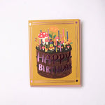 Mushroom Cake Birthday Card