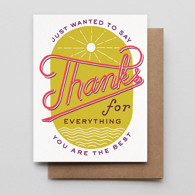 Sun & Sea Thanks Card